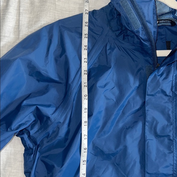 Helly Hansen Men's Waterproof Rain Jacket Hooded Blue Size Small Tech Protection - Picture 8 of 9